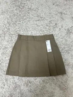 UNIQLO プリーツスカート ブラウン Sサイズ 新品