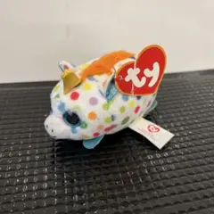 Ty スカイ カラフルドット ぬいぐるみ