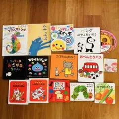 【人気作ばかり15冊】絵本まとめ売り はらぺこあおむし・ノンタン・おべんとうバス