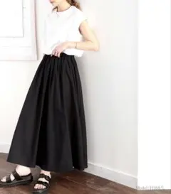 CLASSICAL ELF フレア リラックス コットン リネンスカートのサムネイル
