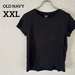 OLD NAVY 半袖 Tシャツ ブラック 【XXL】 無地 古着 ヴィンテージ