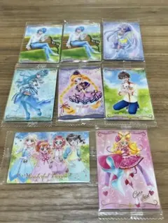 プリキュアウエハース　キュアアイドル含む8枚組
