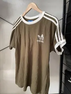 【希少】90s old adidas リンガーTシャツ ベージュ 半袖 tシャツ 希少】90s old adidas リンガーTシャツ ベージュ 半袖 tシャツ