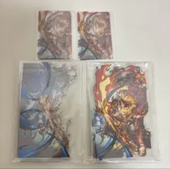 鬼滅の刃　煉獄　猗窩座　WEBSHOPくじ 無限列車編　アクスタ　クリアカード