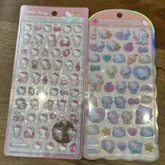 ボンボンドロップシールmini ピンクキティ　コットンパフィー