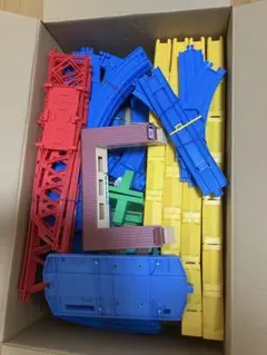 大量 プラレール まとめ売り121点セット レール・駅舎・高架プロック他