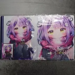 α1 ぶいすぽっ! マフラー&ミルクココア 紫宮るな スリーブ&プレイマット α1 ぶいすぽっ! マフラー&ミルクココア 紫宮るな スリーブ&プレイ