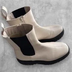 AZUL by MOUSSY アイボリー　ミドルブーツ　Mサイズ　厚底