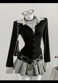 Shein y2k トップス