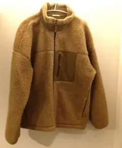 ◯GU✕レディース✕ベージュ✕ボア✕フリースジャケット✕Lサイズ◯