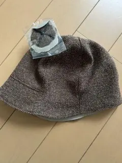 新品未使用 バケットハット Mサイズ ブラウン系 リバーシブル