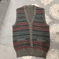 DAKS チェック柄 カーディガン Mサイズ