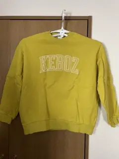 KEBOZ ロゴスウェット Lサイズ イエロー