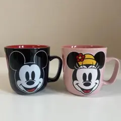 再値下げ★【ディズニーリゾート】ミッキー＆ミニー マグカップセット