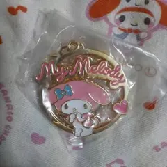 キラキラ透明メタルチャーム『マイメロディ』
