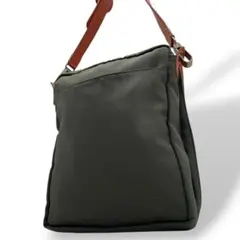 A4可✨ハンティングワールド ショルダーバッグ キャンバス レザー 斜め掛け 黒 A4可✨ハンティングワールド ショルダーバッグ キャンバス