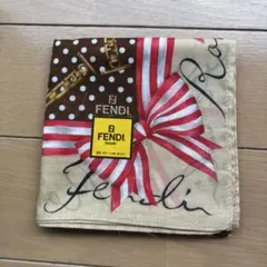FENDI フェンディ ハンカチ ドット リボン柄のサムネイル