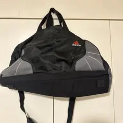 adidas ボストンバッグ 黒 ポリエステル