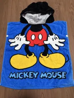 ミッキーマウス フード付きタオル ポンチョ