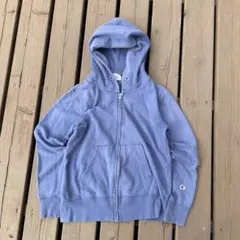 Champion 目無し ジップパーカー フェード くすみ