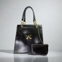 archive kitamura leather hand bag porch