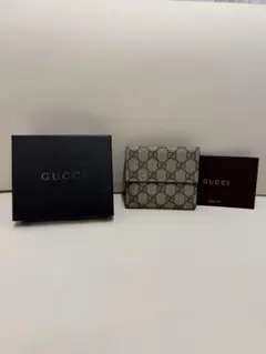 GUCCI GGパターン 二つ折り財布