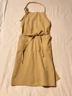 【M♡A様専用】 カフェ エプロン ワークエプロン コットンエプロン マスタード
