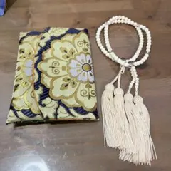 【美品】珊瑚　本珊瑚　二連数珠　袋付き