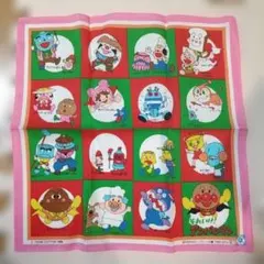 レトロ　アンパンマン ハンカチ　未使用
