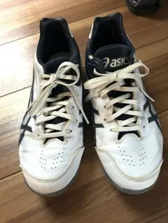 asics 野球 スパイク ホワイト ネイビー24.5cmのサムネイル