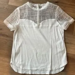 caphシースルー切り替えカットソーTシャツ アンビデックスのサムネイル
