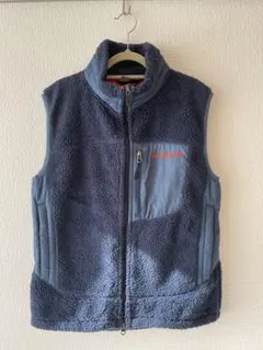 コロンビア フリースベスト ネイビー/オレンジ