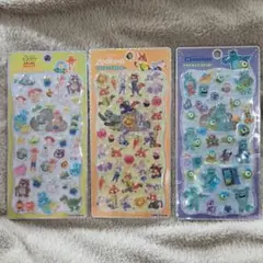 プチドロップステッカー ディズニー 3枚セット 正規品