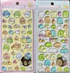 すみっコぐらし 2枚 セット　ボンボンドロップシール
