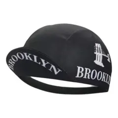 【新品・未使用】BROOKLYN サイクルキャップ 黒 ブラックのサムネイル