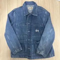 STUSSY ステューシー デニムジャケット Gジャン ライトブルー Mサイズ