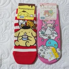[Sanrio] レディースソックス 23-25センチ ポムポムプリン キキララ