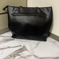 黒レザートートバッグ