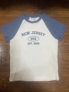 NEW JERSEY ロゴ ラグランTシャツ