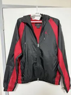 Jordan ナイロンジャケット 黒/赤