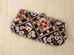 marimekko がま口ポーチ