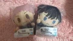 呪術廻戦 一番くじ ちょこのっこぬいぐるみセット 虎杖悠仁 伏黒恵