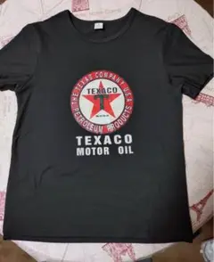 TEXACO モーターオイルTシャツ Sサイズ　黒