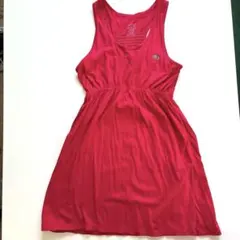 【週末セール】新品ピンク ノースリーブワンピースミニサイズ 夏S 小さめ