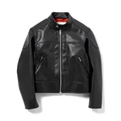 【GU】シングルライダースブルゾン beautiful people