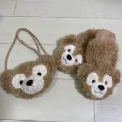 ダッフィー ポシェット&手袋
