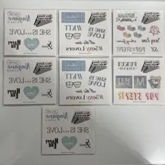 SexyZone セクゾ　中島健人　POP×STEP ボディシール