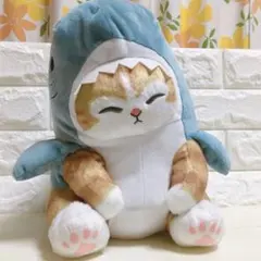 ꕤモフサンドꕤ海の生き物にゃん2 BIGぬいぐるみ／すやすやサメにゃん♪