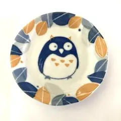 美濃焼　「森の福郎」 小皿　市田ひろみ監修　非売品のサムネイル