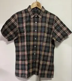値下げ！美品☆DAKS☆ハウスチェック柄☆半袖シャツ☆9号のサムネイル